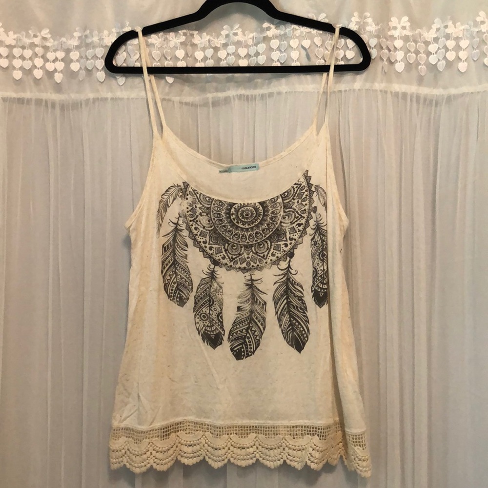 Maurice’s Casual Cream Dreamcatcher Cami